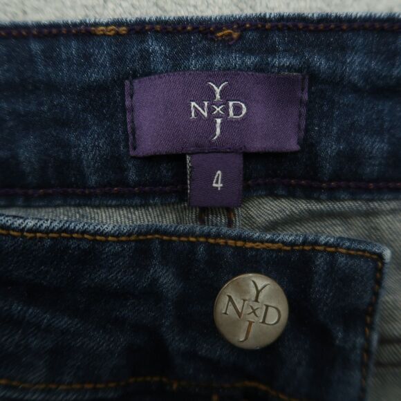 Not Your Daughters Jeans NYDJ Women's Size 4 Blue Mid-Rise Legging 30" Inseam - Picture 8 of 15